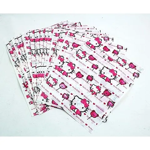 비닐쇼핑백 의류비닐봉투 5호.35x45cm 키티.1봉 50장