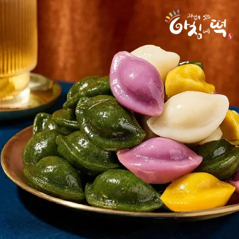 [아침에떡]정성담은송편세트2호3kg(오색47개+모시34개)