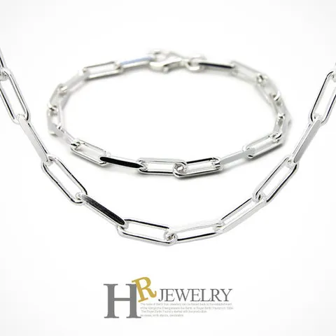 [호림쥬얼리]실버92.5정품)심플)세련(HR)실버 타원 세트(NO.4192