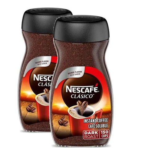 미국직구 Nescafe 네스카페 클래식 인스턴트 커피 다크 로스트 297g 2팩 CLASICO Instant Coffee
