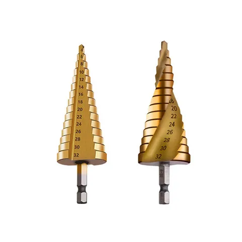 스텝드릴 홀쏘 천공날 드릴 비트 일자형 4~32mm