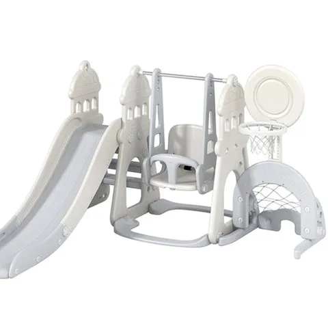 꾸꾸 캐슬 미끄럼틀 그네 농구대 풀세트