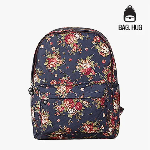 백허그 여성 플라워 패턴 데일리 백팩 가방 HG21447