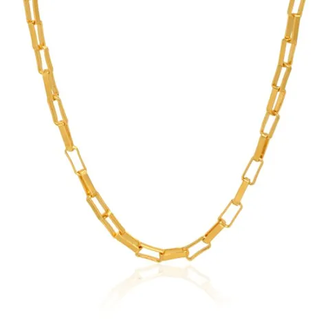 여자 순금 목걸이 11.25g 24K [사각 클립] 체인디자인