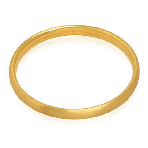 여자 순금 팔찌 18.75g [무광 파이프 뱅글]