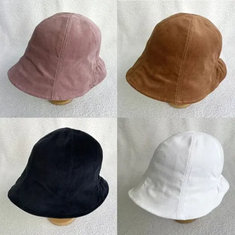 [블루피오레] 코듀로이 셔링 튤리 벙거지 모자 BFH1067