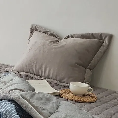 룸마이룸 심플 극세사 베개커버 40X60