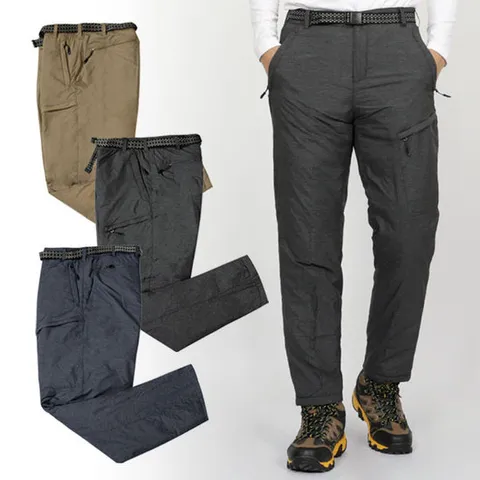 방한 구스다운 남성 패딩바지 Model No_YB0256