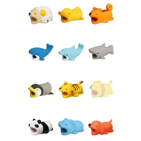 충전기 케이블 단선방지 프로텍터 보호캡 동물캐릭터