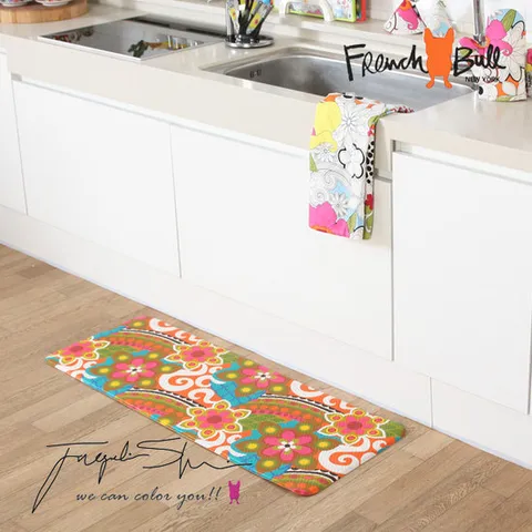 프렌치불 디자인 양면 싱크매트 940mm(중) 환타시아패턴