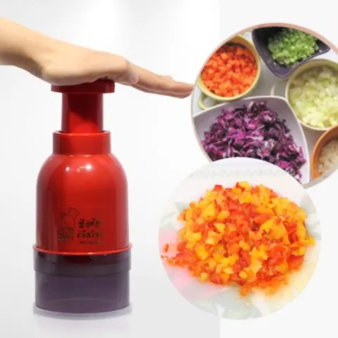 미니믹서기 야채 다지기 마늘 양파 당근 튼튼한 만능 이유식 V 8