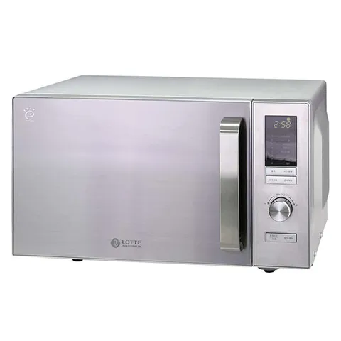 롯데 23L 무회전 전자레인지 LE-1923FL 버튼식 전자렌지 플랫형 가정용전자레인지 고주파출력