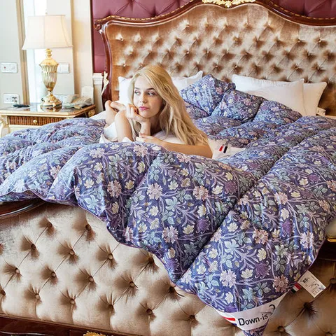 [러빙랩]프리미엄 인조 거위털 누빔 이불 150x200cm 3kg