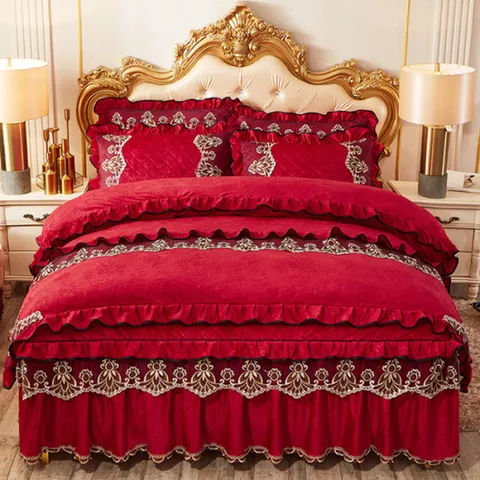 [러빙랩]로랑 극세사 침대커버 세트 이불커버 베개커버 K