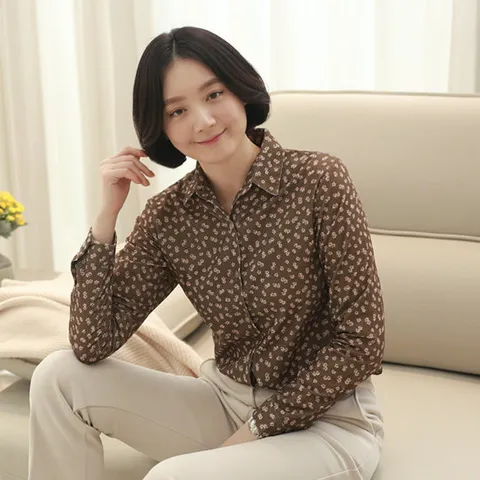 [웬디즈갤러리]플로럴 코듀로이 셔츠 DSH102