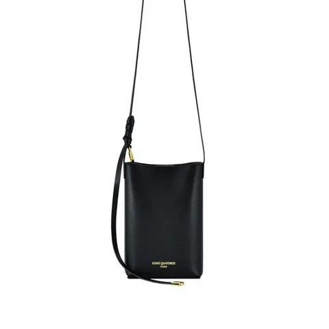 [최초출시 113,000원] 루이까또즈 MIEL(미엘) 핸드폰 크로스 가방 (BLACK)