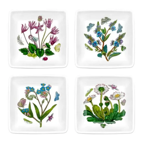 포트메리온 보타닉가든 미니사각접시 4p