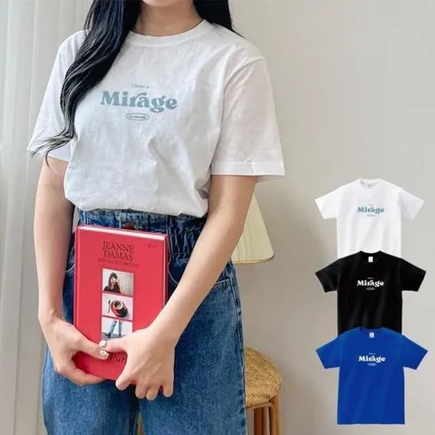[험블스튜디오] 레터링 루즈핏 이너티 여자반팔티 티셔츠