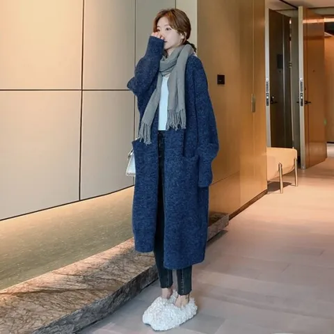 [이쁘다] 브루피 롱 니트 가디건