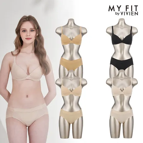 비비안 마이핏 컴팩트코어 노와이어브라 여성속옷세트 8종