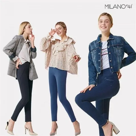 [밀라노41]뱃살 허리 쏙쏙 보정 7차 팬츠 3종 세트