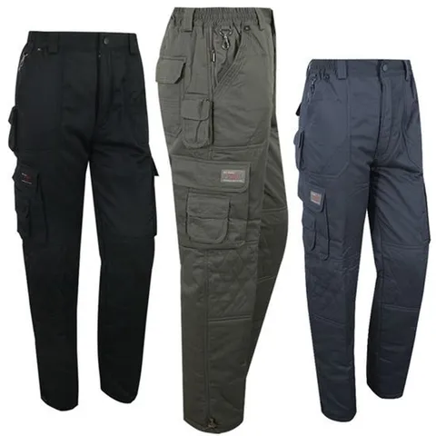 [인코디]겨울 남성 카고 건빵 패딩바지 방한복 솜바지 남자 작업복바지 CTEX-w601