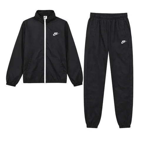 나이키 클럽 라인드 트랙수트 남자 트레이닝복세트 츄리닝 러닝복 블랙 DR3337-010