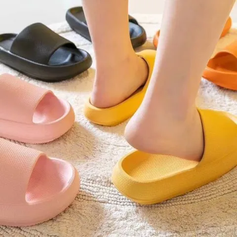 [쓰리몰] 왕쿠션 남녀 고급 거실화 층간소음방지 실내슬리퍼