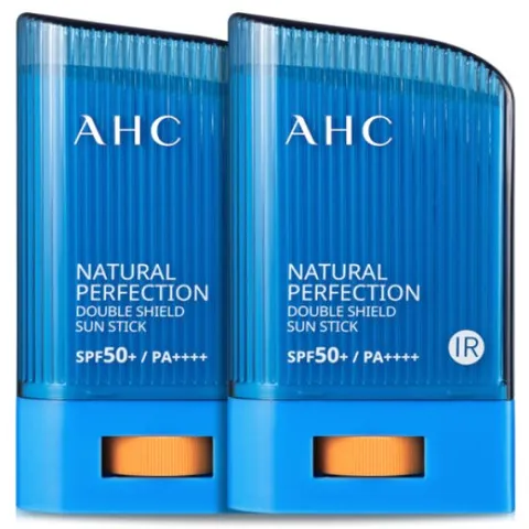 AHC 내추럴 퍼펙션 더블 자외선차단 선스틱 22g 2개 PA++++