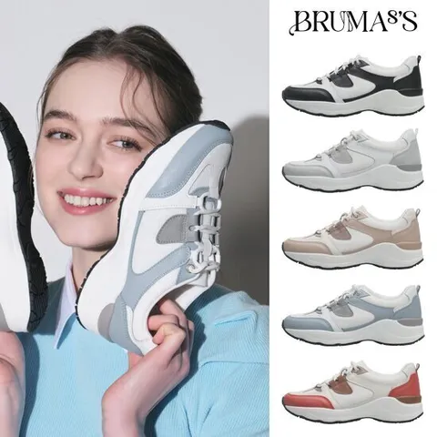 브루마스 소가죽 스니커즈