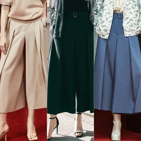 A라인 와이드 스커트 팬츠1종