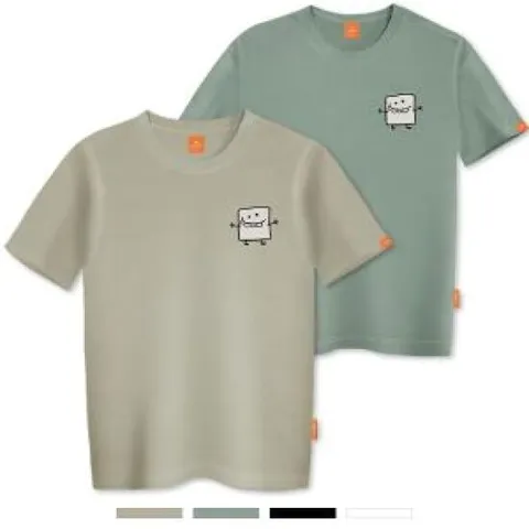 엘라모 큐티멜로우 반팔 티셔츠 남녀공용 빅사이즈 S~4XL