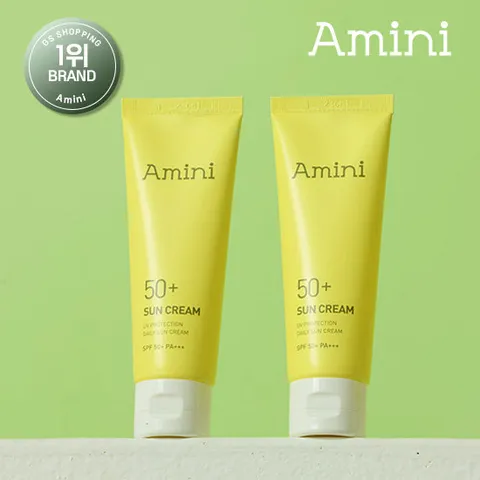 아미니 [GS1위,체험특가]수분 콜라겐 선크림 50ml 2개