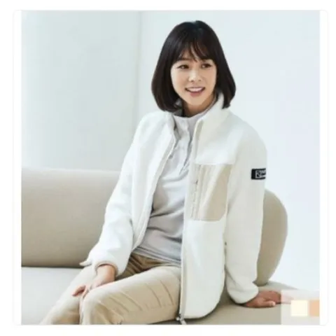 [콜핑]LD18 여성 겨울 부클 본딩 뽀글이 집업 후리스자켓 KSJ6779W