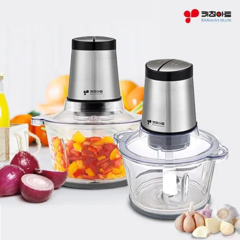 키친아트 전동 야채 마늘 다지기 멀티쵸퍼 KSJ-MCH1800 2L 마늘 박피기