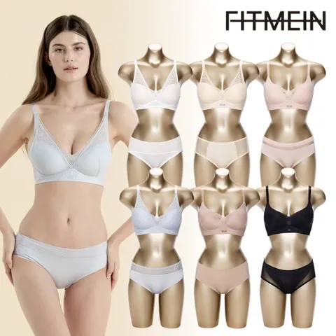 [론칭가179900] 핏미안 라이크라  퍼펙트라인 여성속옷세트 12종