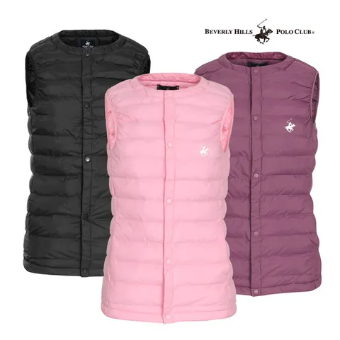 [GS][비버리힐스폴로클럽] 여성 퀼팅 슬림 겨울 경량 베스트