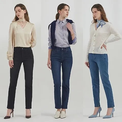 [뱅뱅]여성 라이크라 스트레치 데님 3종