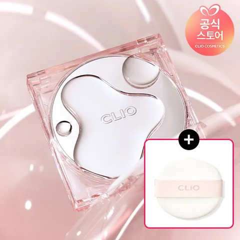 클리오 하이글로우쿠션 기획세트(단품+리필)+랜덤퍼프1매