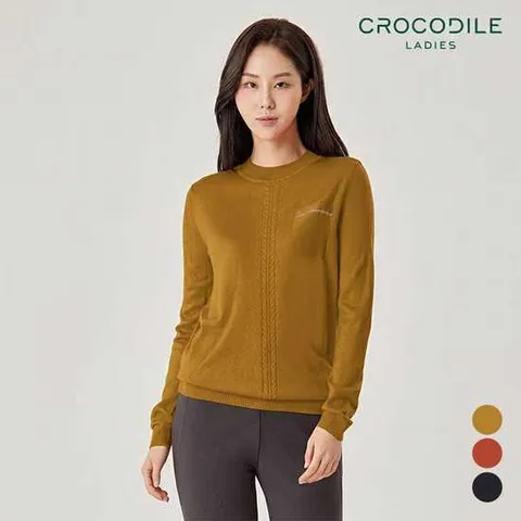 [크로커다일레이디] 베이직반목니트_CLAWSW902