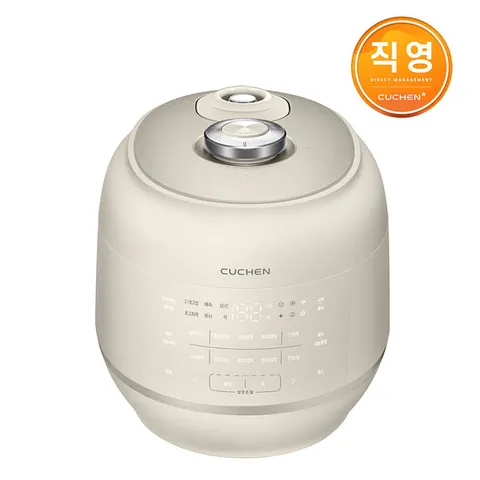 쿠첸 121플러스밥솥 10인용 올스테인레스 IH전기압력밥솥 아이보리 CRT-RPS1071I
