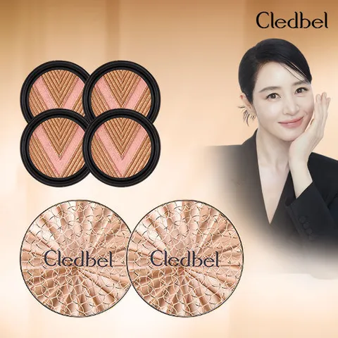 끌레드벨 글로우 파워 리프트 V쿠션 2개+리필4개