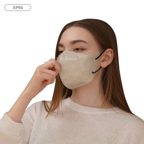 [미담]KF94황사방역마스크 입체 2D형 칼라 핏 100매