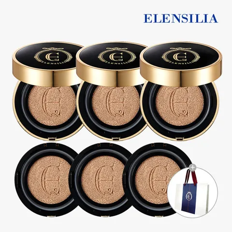 [엘렌실라] 에센스 커버 쿠션 본품3+리필3+쇼핑백1