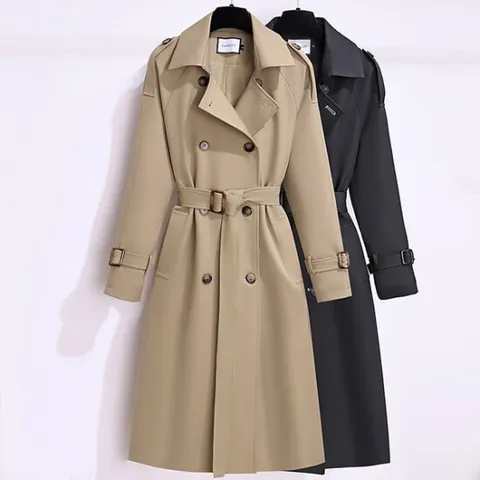 [몽벨리즈]케일린더블버튼트렌치코트 mde2301187