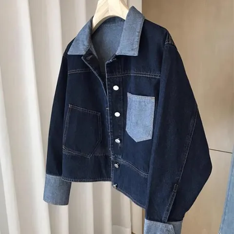 [아리엘스타일]멋스러운 캐주얼 아우터 룸벤스데님자켓
