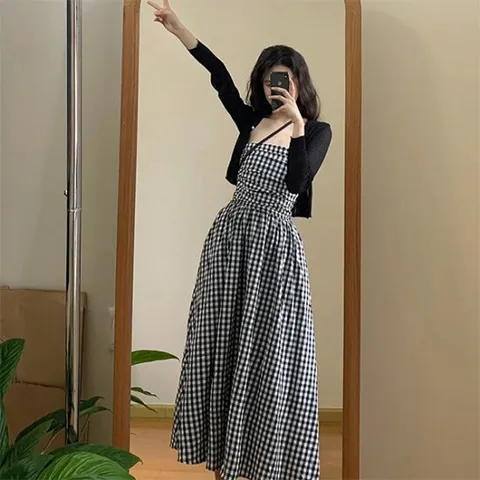 [아리엘스타일]센스있는 봄코디 SET 큐리원피스세트