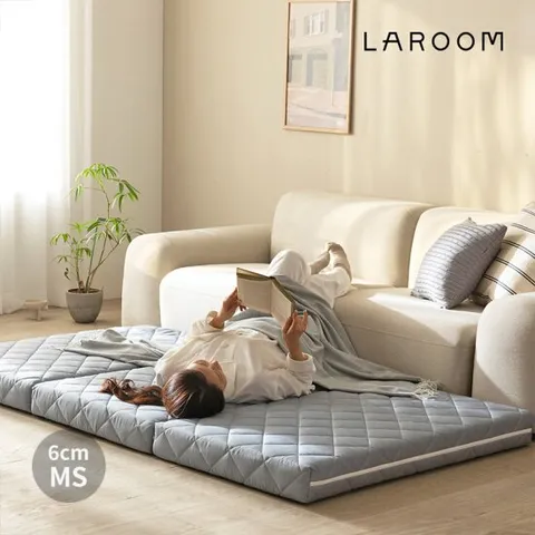 누울 6cm 침대 바닥 토퍼 3단 접이식 매트리스 MS