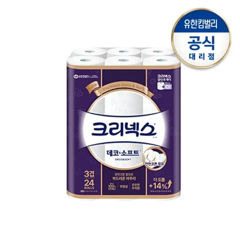 3겹 데코&소프트 28M 24롤-1팩