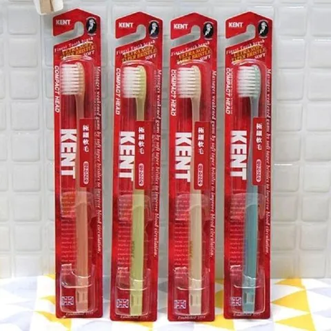 C7_켄트 초극세사 칫솔 작은헤드 KNT-3377 핑크